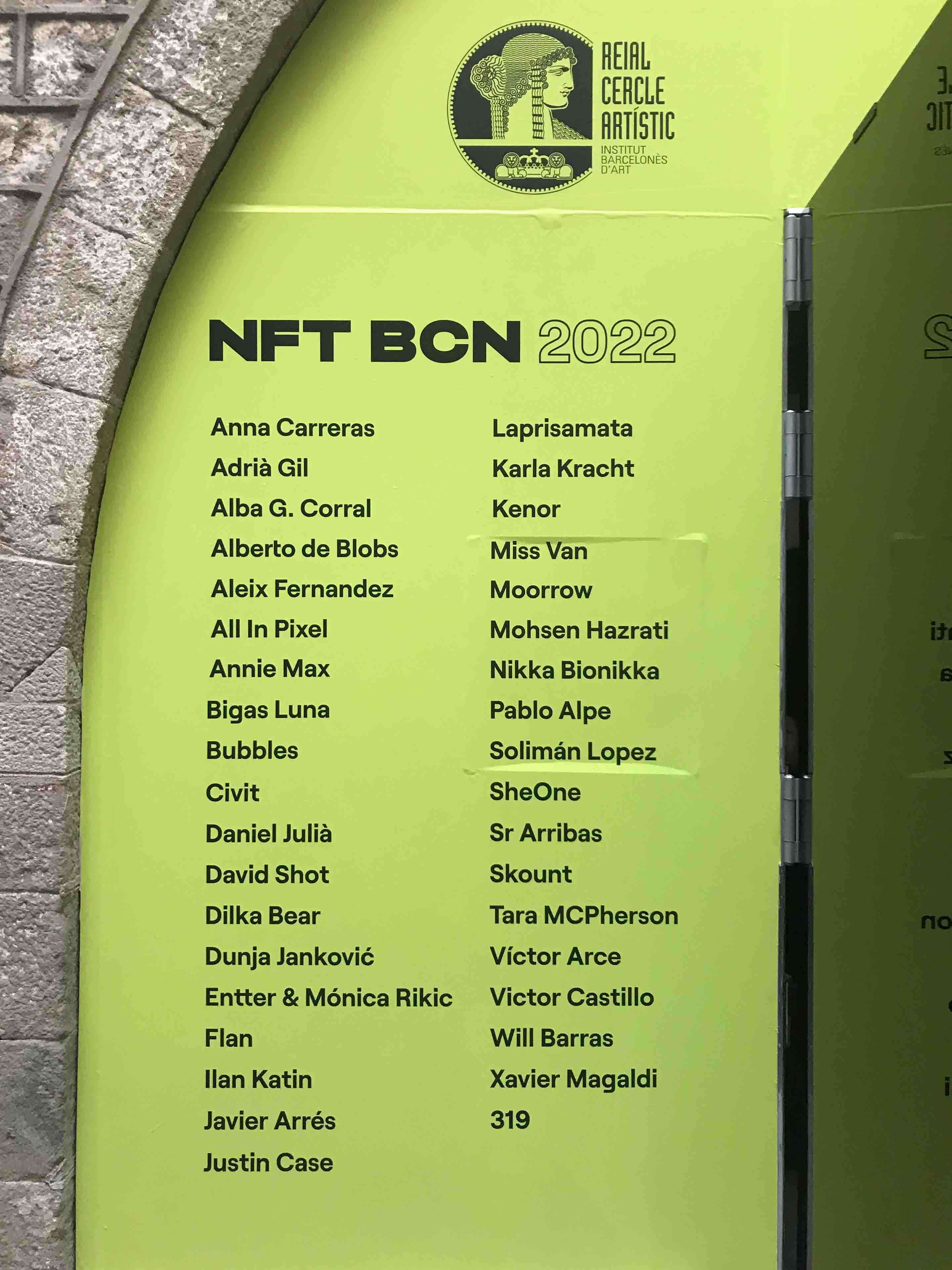 NFT Barcelona 2022 – Entrance