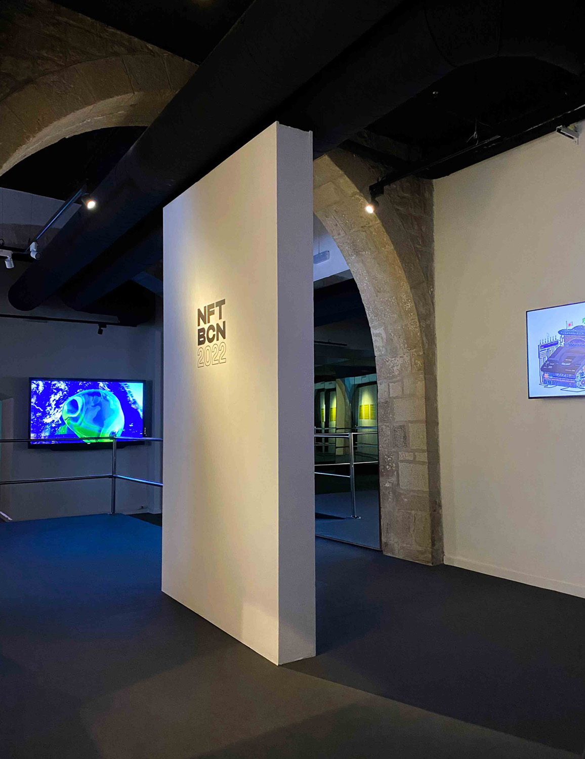NFT Barcelona 2022 – Entrance view inside