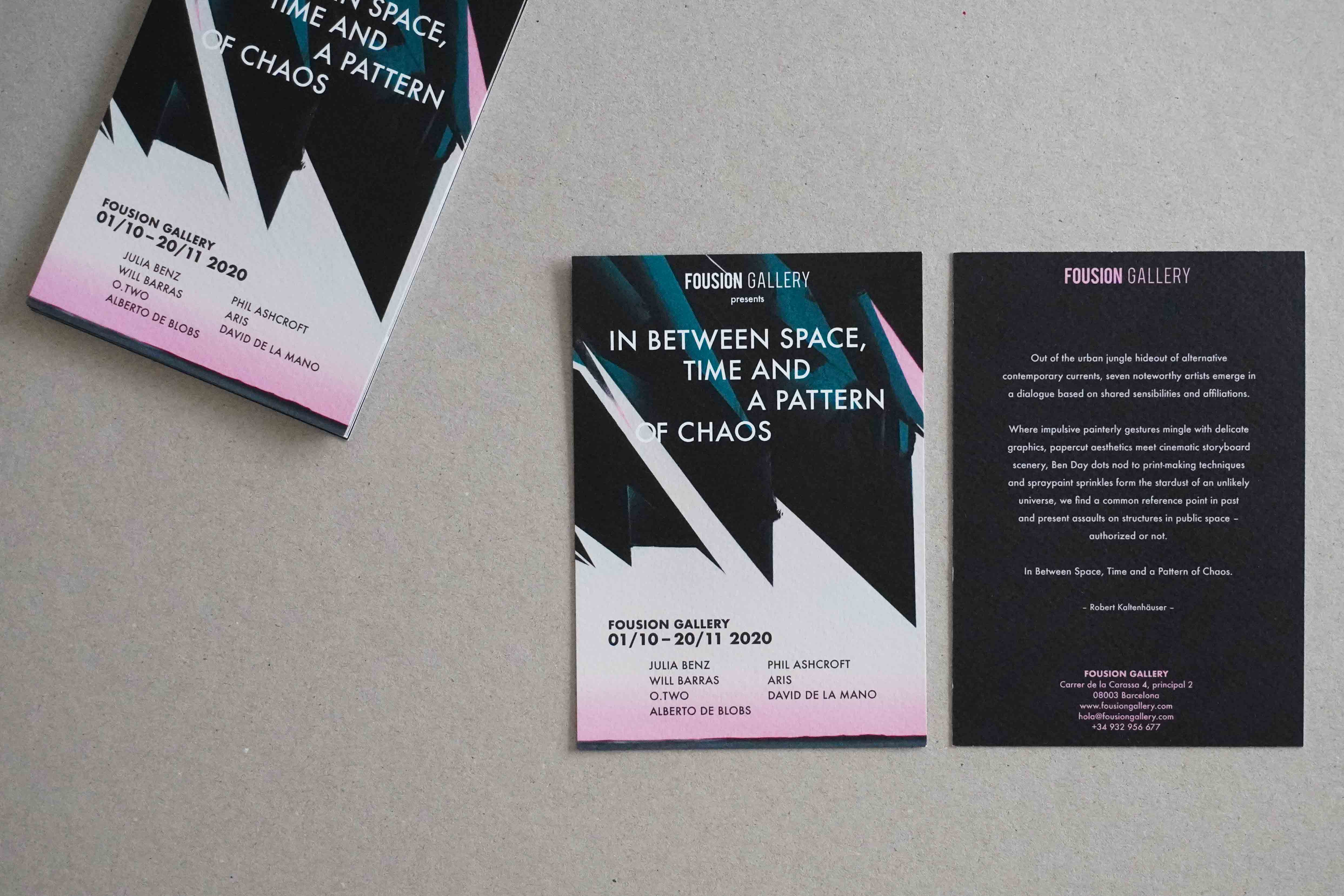 In Between Space, Time and a Pattern of Chaos – 2020 – Flyer