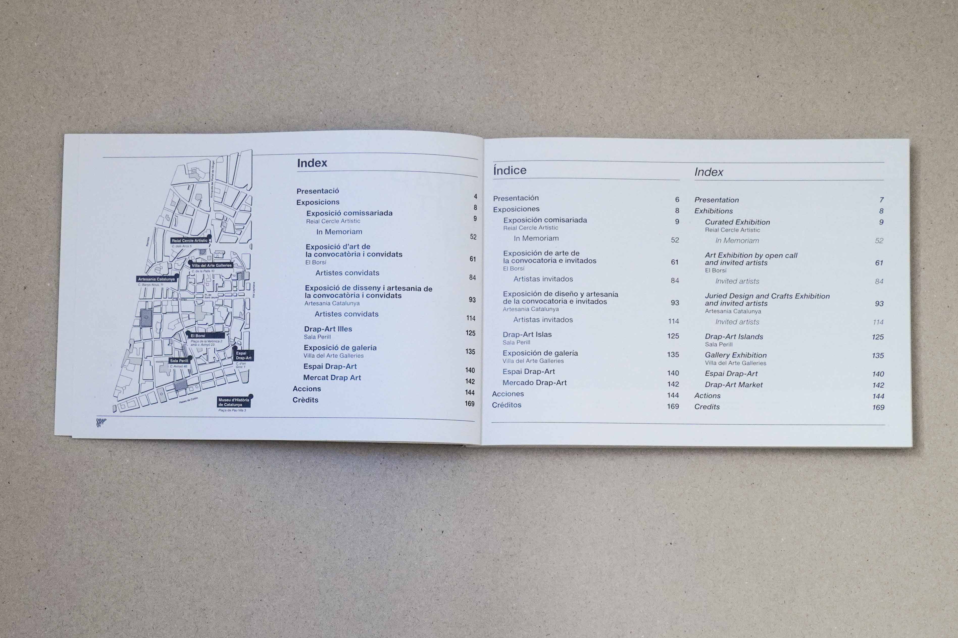 Drap-Art'21 – Catalog – Table of content