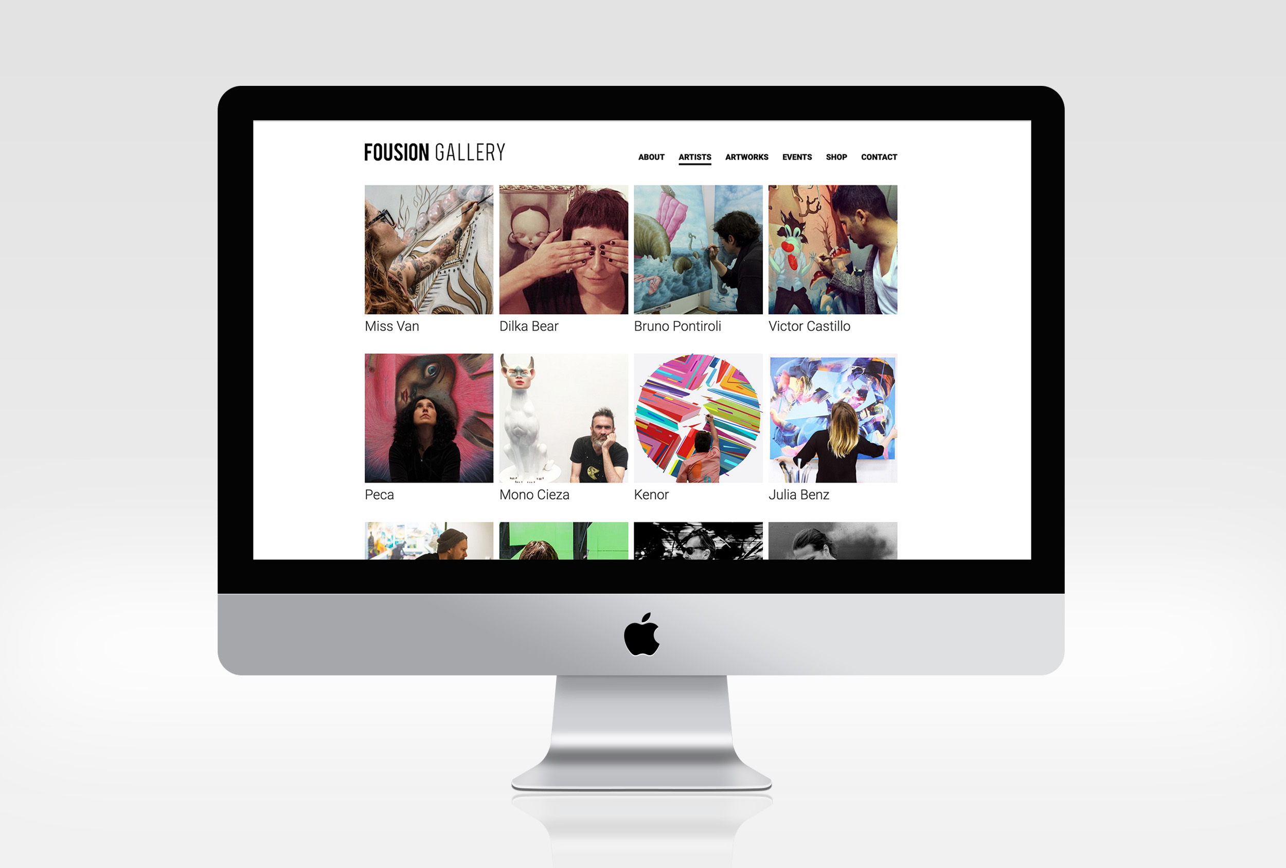Fousion Gallery – HP – artists