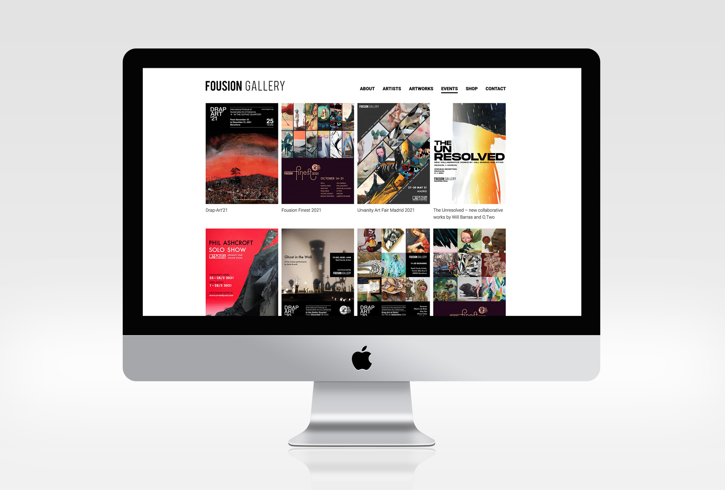 Fousion Gallery – HP – events