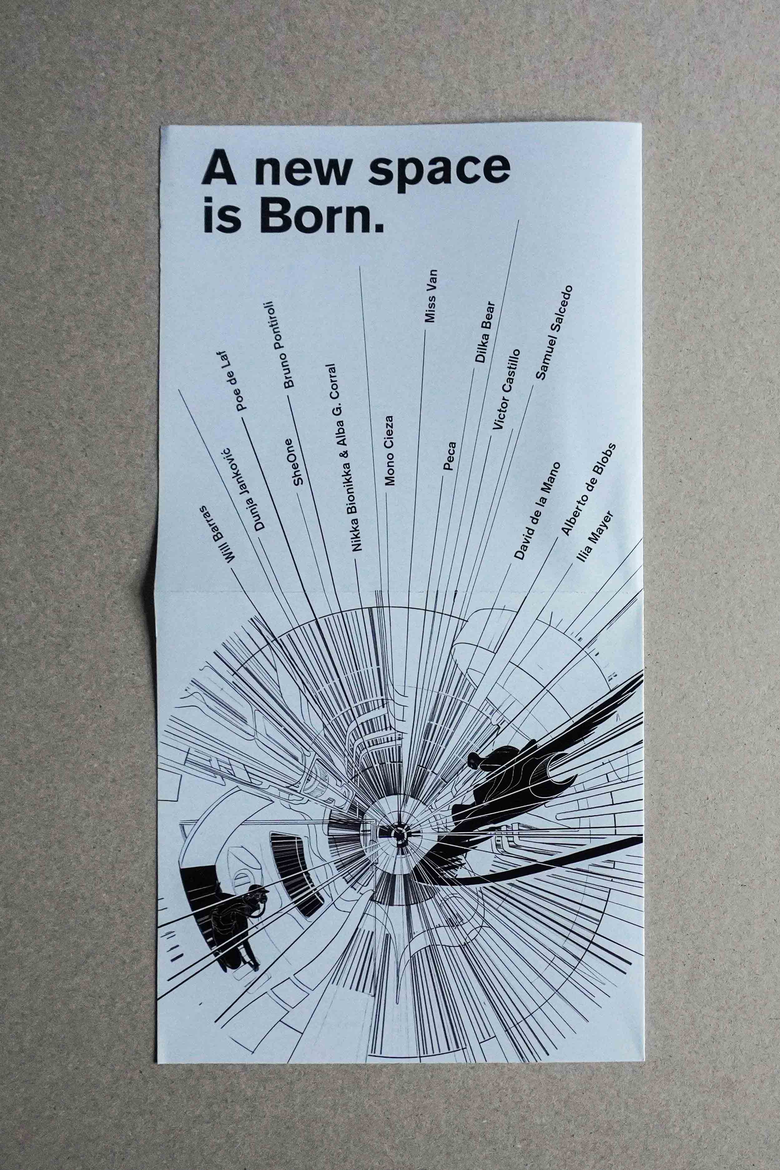 A new space is born – Comerç 15-B – Flyer