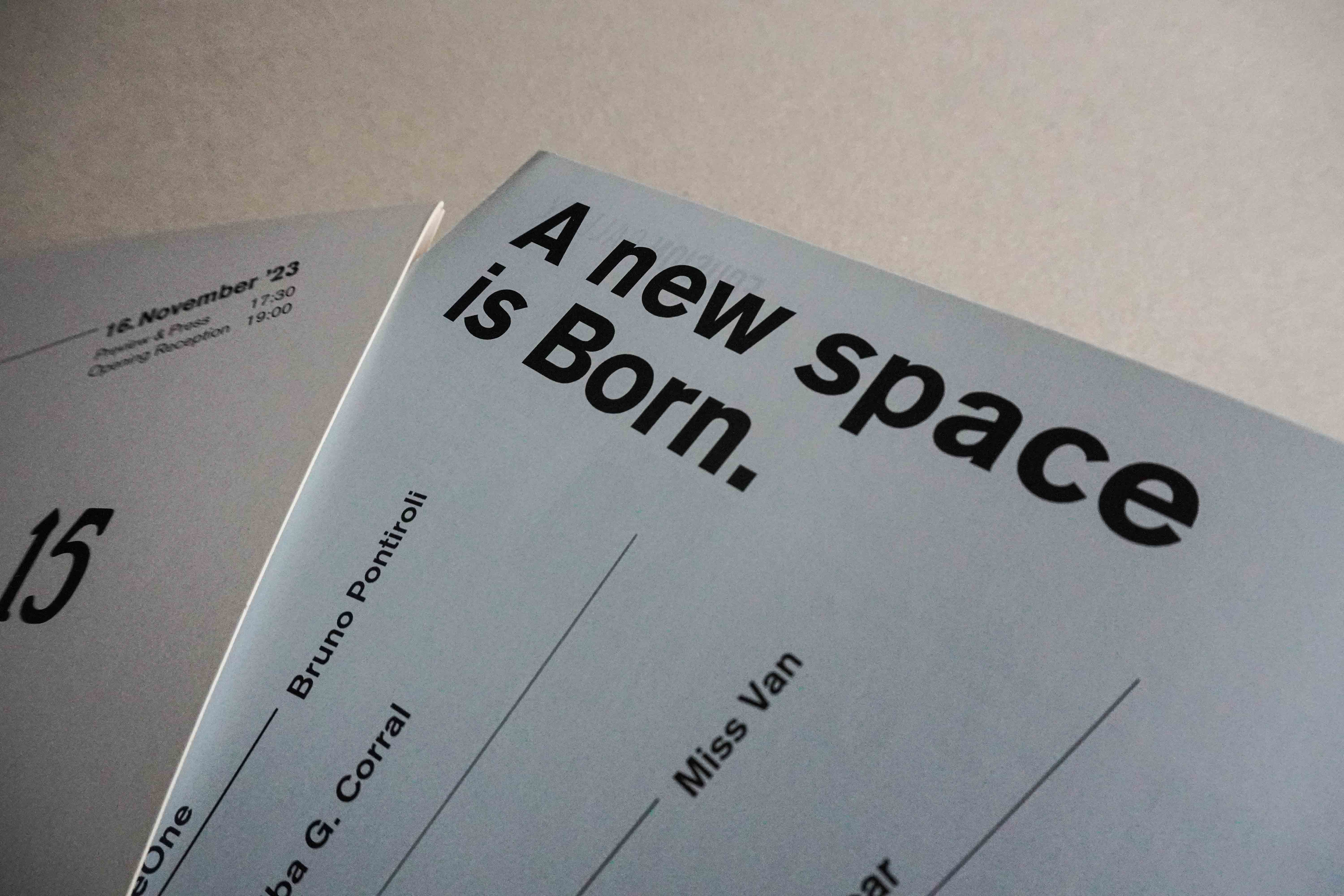 A new space is born – Comerç 15-B – Flyer