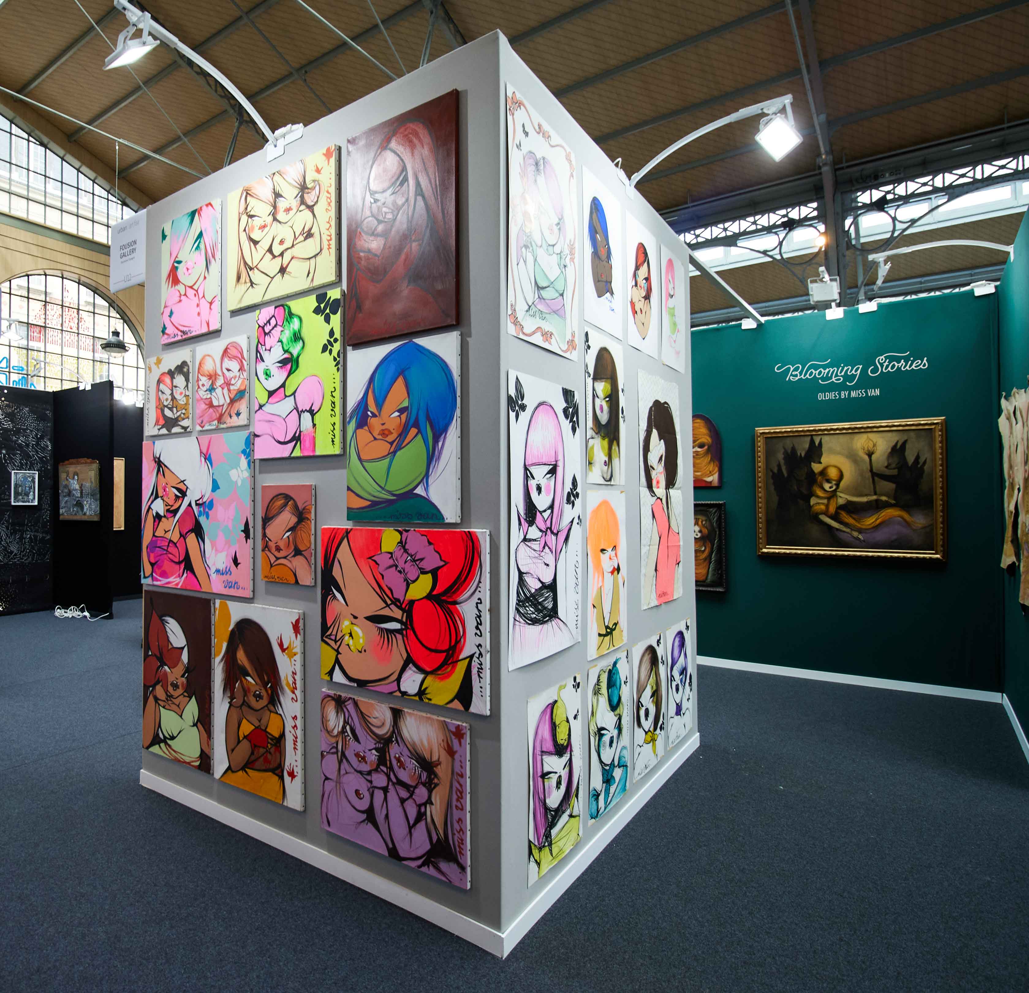 Blooming Stories, Fousion Gallery at Urban Art Fair Paris 23 – Stand