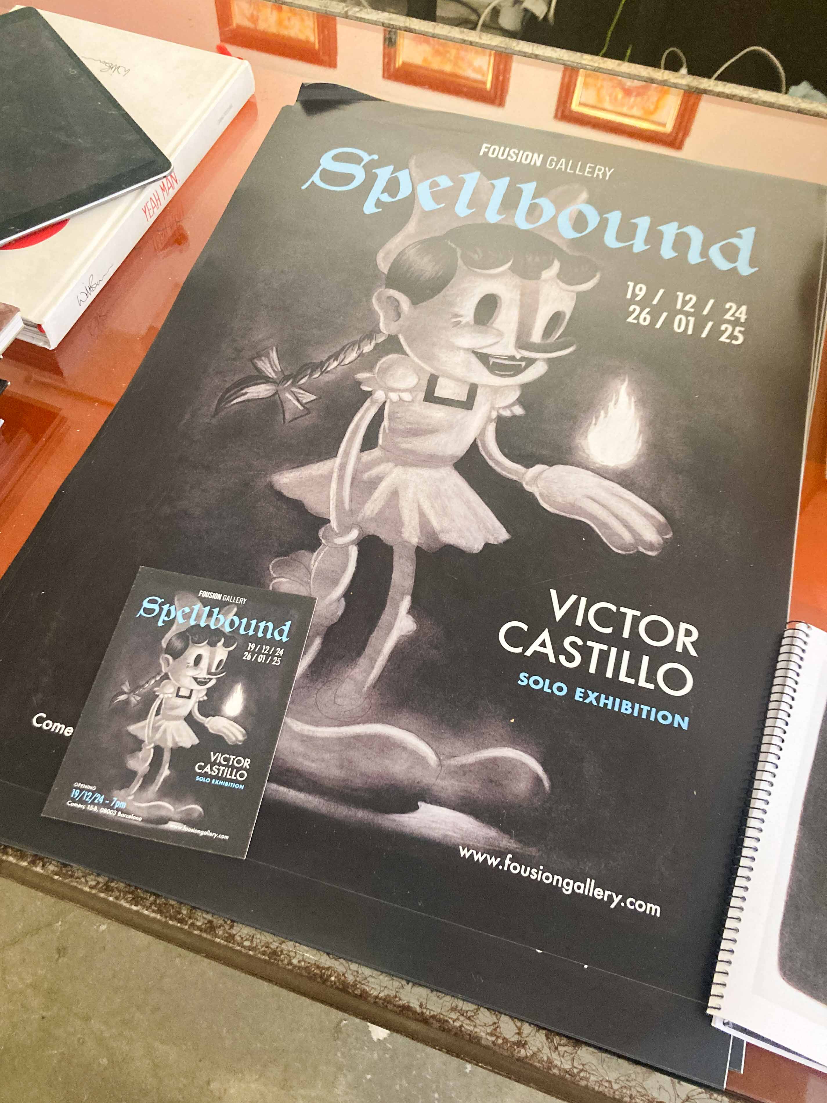 Spellbound, Fousion Gallery – Poster and flyer