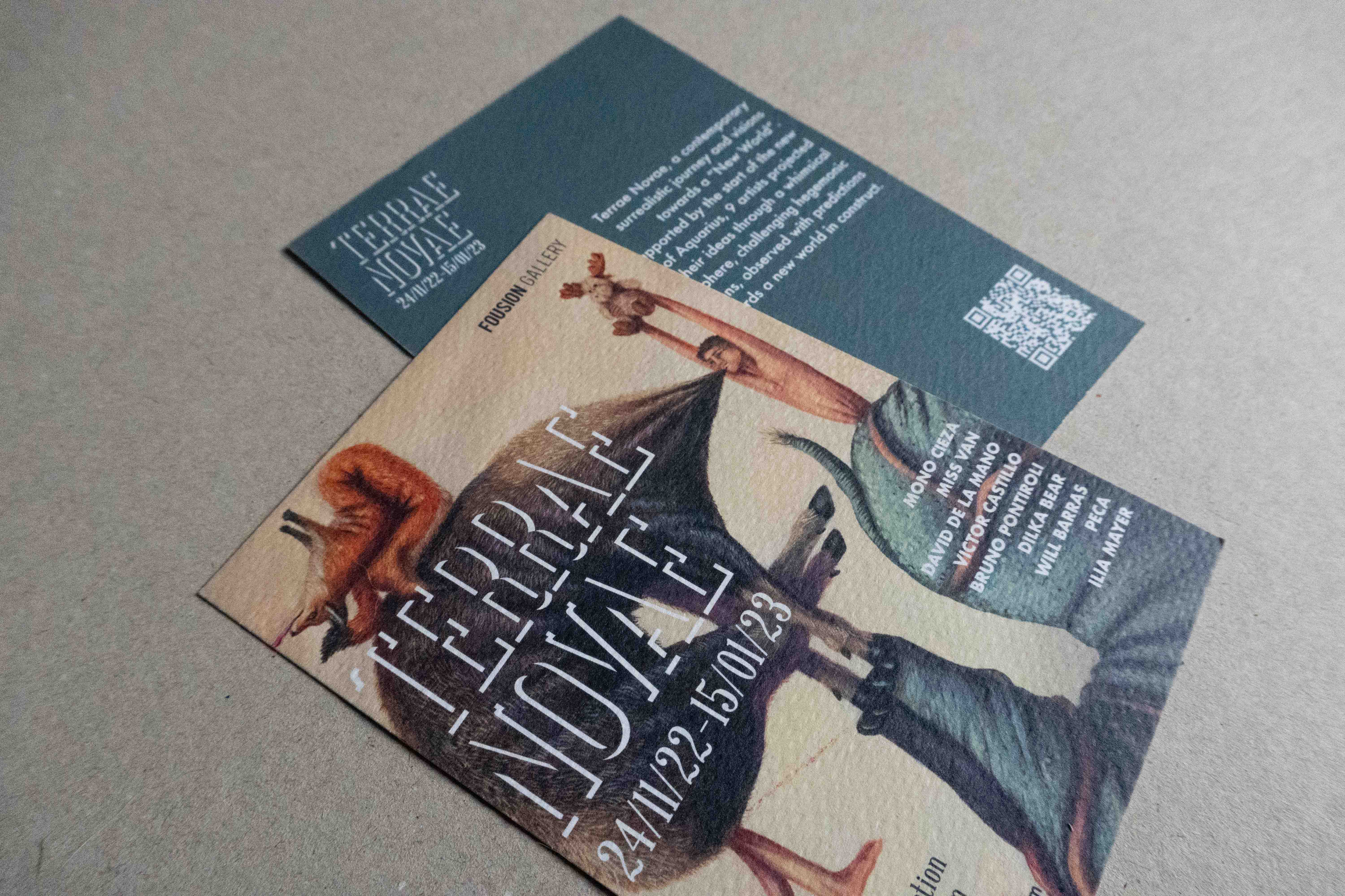 Terrae Novae at Fousion Gallery – 2022/23 – Flyer